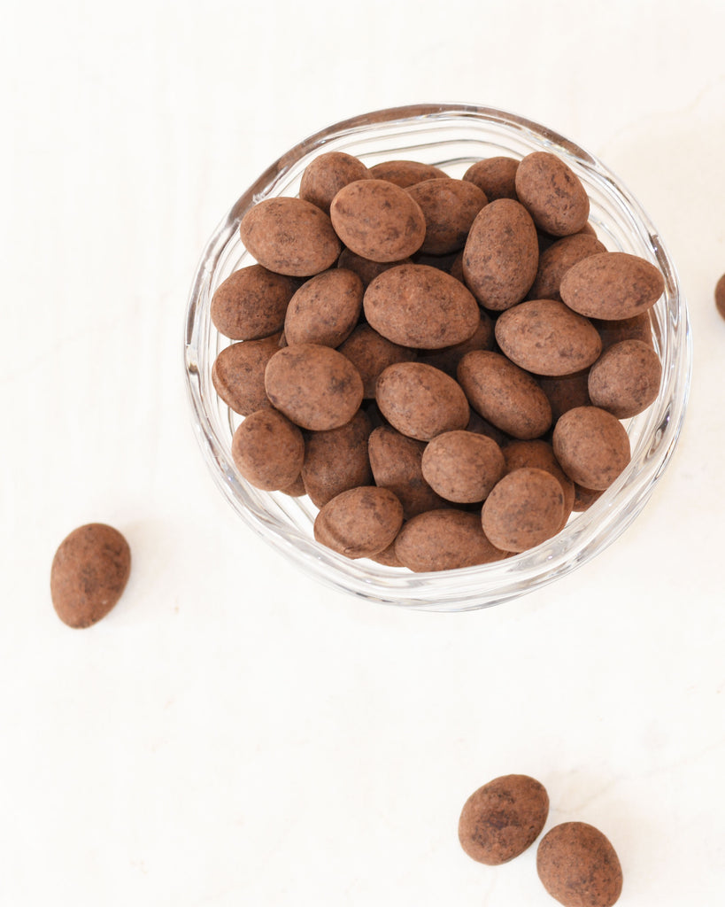 Keto Dark Chocolate Covered  Caramelized Almonds - Dairy Free