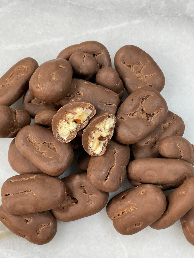 Keto  Coffee Chocolate Covered Pecans