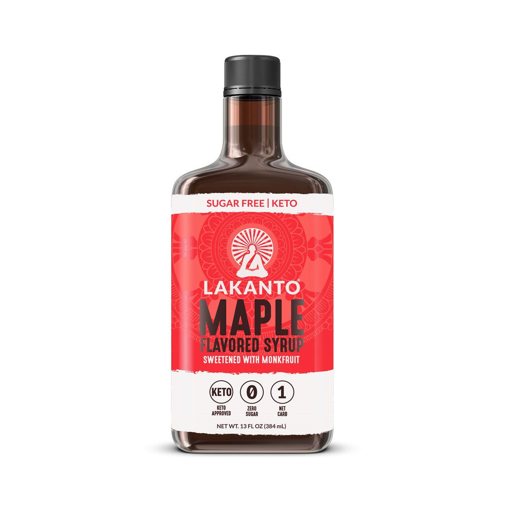 Lakanto, Monkfruit Sweetened Maple Flavored Syrup, 13 fl oz (384 ml)
